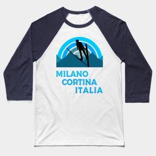 Milano, Cortina, Italia Baseball T-Shirt